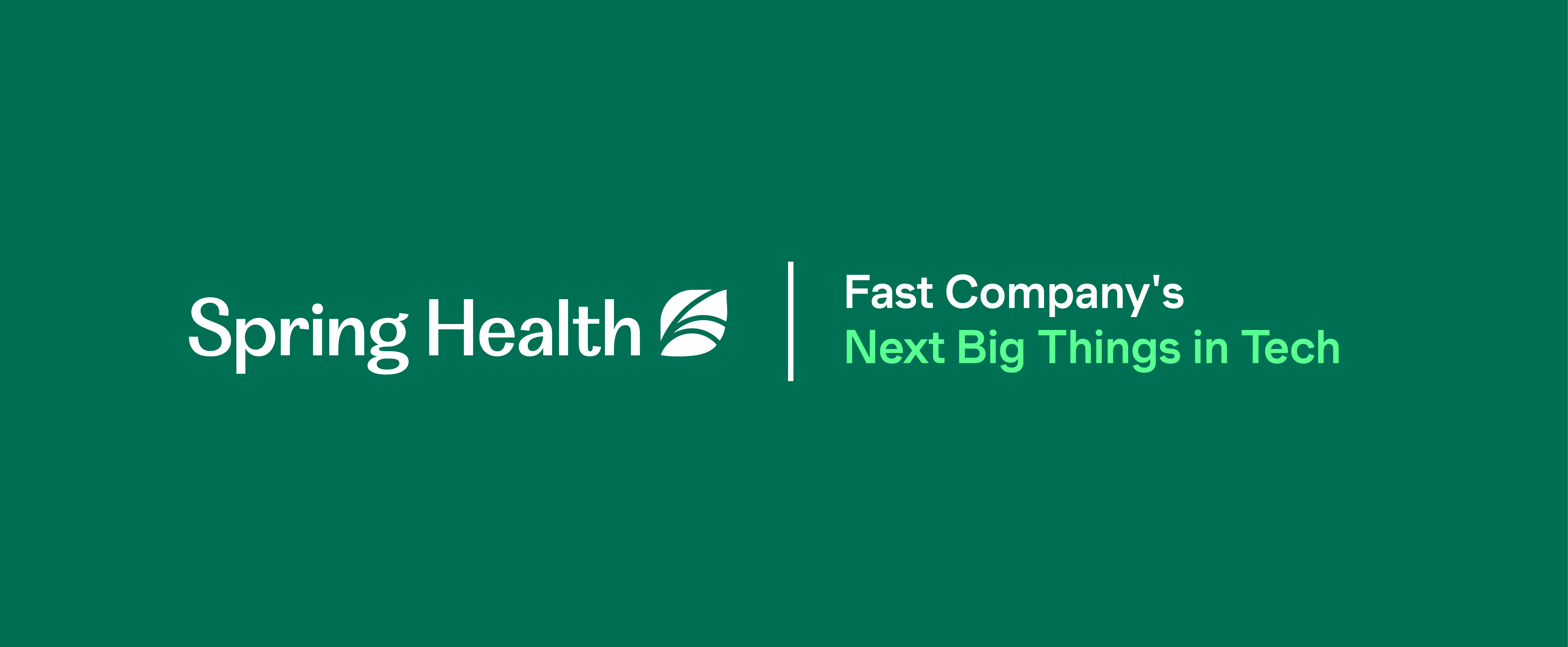 Fast Company Names Spring Health One of the Next Big Things in Tech